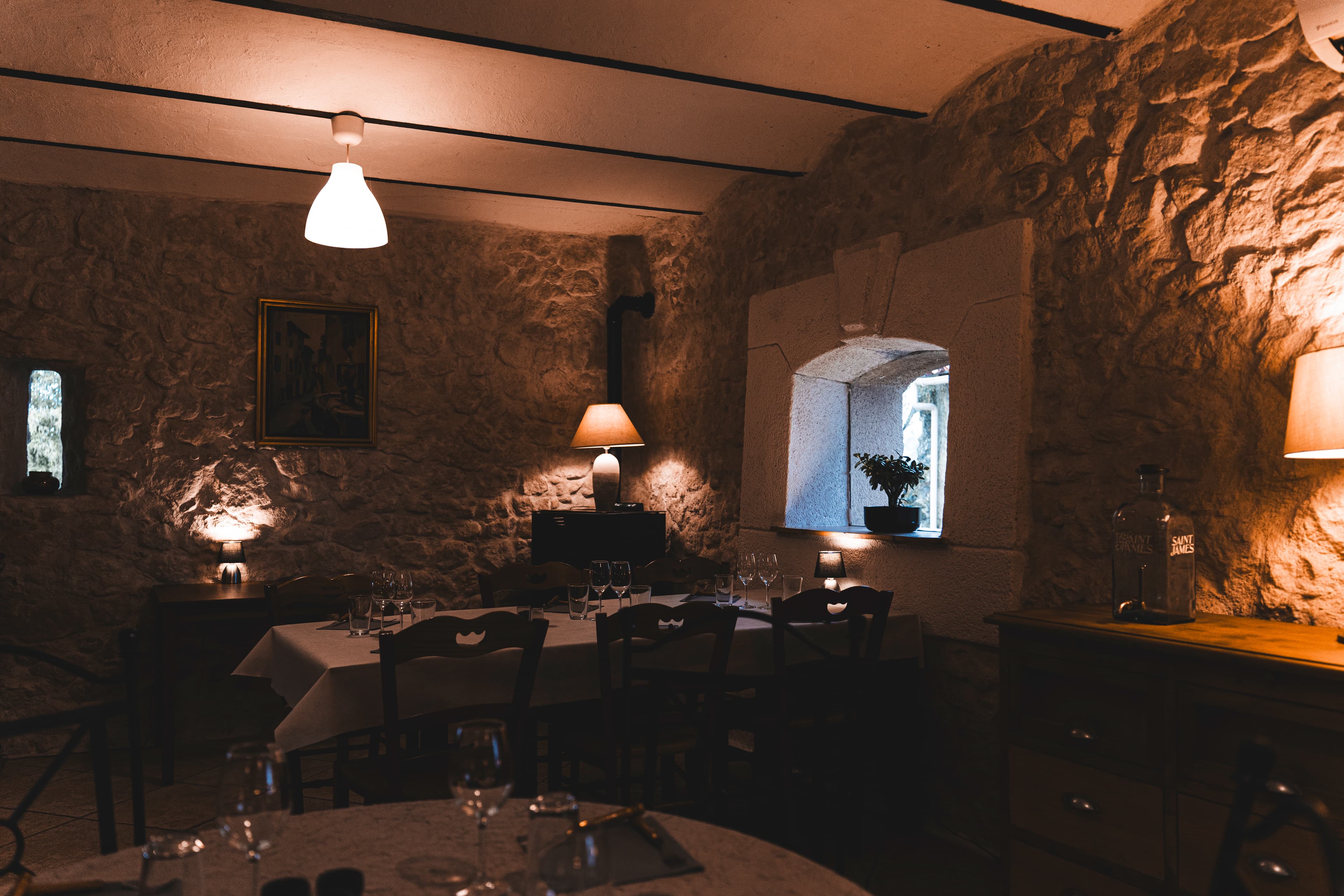 La salle à manger de L'Auberge des Savoyants